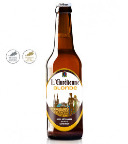 brasserie eurelienne biere blonde artisanale pur malt 75cl