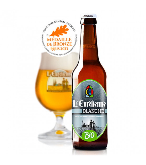 Bière blonde artisanale de la brasserie Eurelienne située en