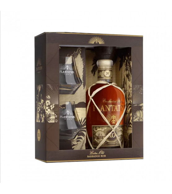 Plantation Barbados XO 20th Anniversary coffret 2 verres