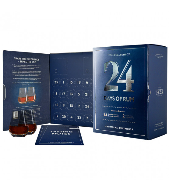 Calendrier de l'Avent - 24 days of rum édition bleue