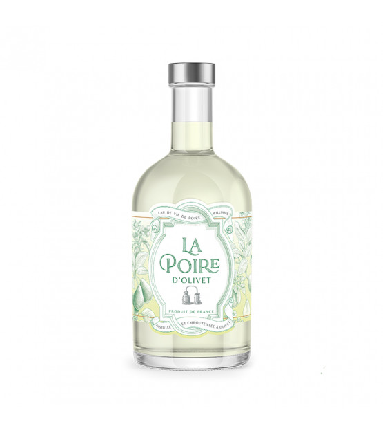 Eau de vie de poire d'Olivet recharge 70 cl