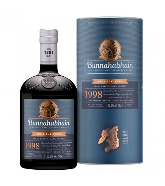 Bunnahabhain Fèis Ìle 1998 Manzanilla Cask Finish