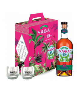 Naga Siam Rum coffret + 2 verres Indonésie