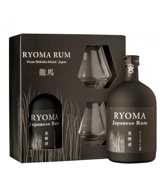 Ryoma Rhum Japonais coffret avec 2 verres