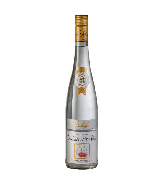 Eau de vie framboise d'Alsace Distillerie Hepp