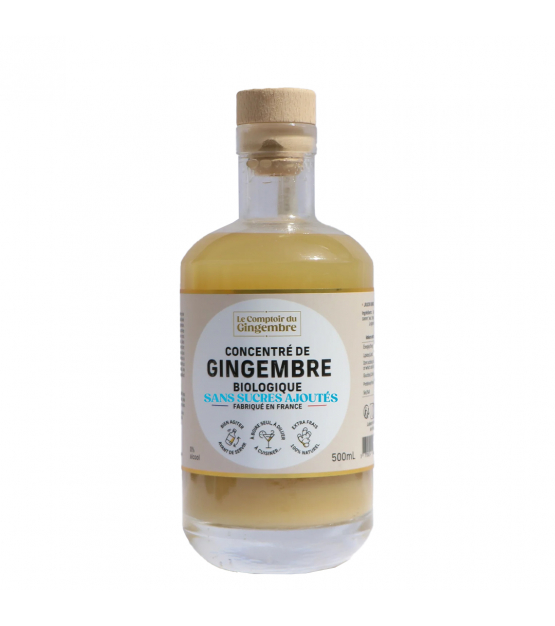Le Comptoir du Gingembre Bio – Concentré de Gingembre sans sucres ajoutés
