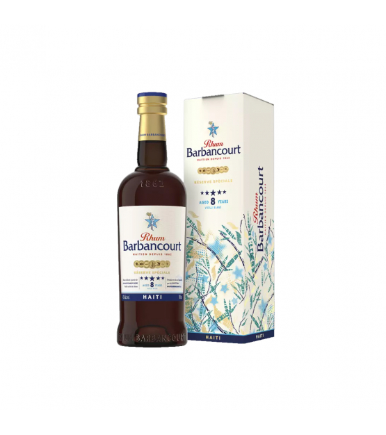 Barbancourt 5 ***** étoiles 8 ans rhum Haïti