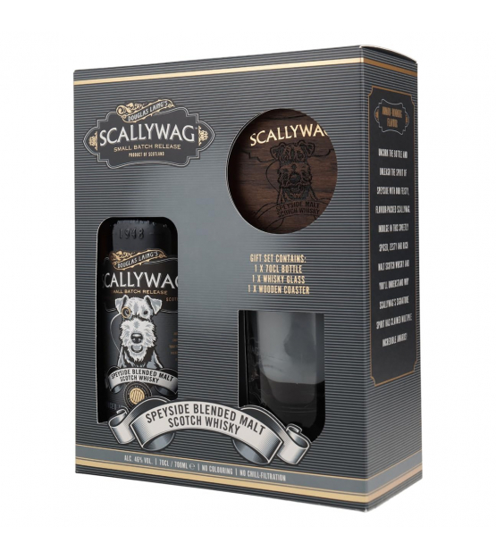 Scallywag Speyside Blend Coffret avec Verre et Sous-verre