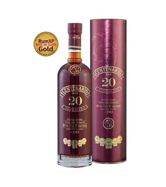 Centenario Fundacion 20 ans ron Etui