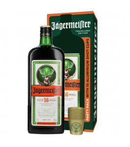 Coffret Jagermeister + 4 shots