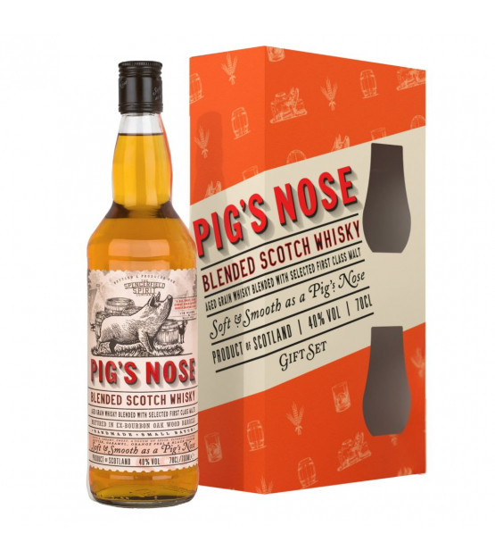 Pig’s Nose Coffret + 2 Verres