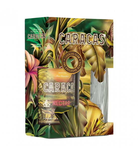 Caracas Club Nectar + Coffret 1 Verre