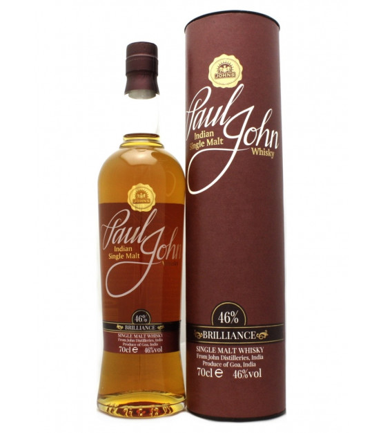 Paul John Brilliance Indian Single Malt Whisky Etui