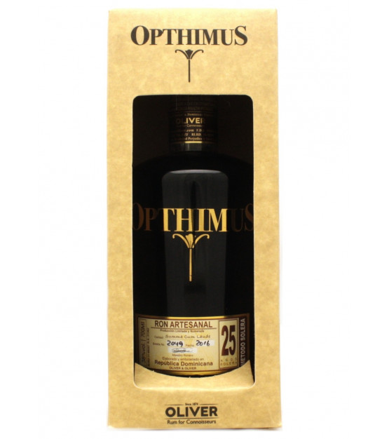 Opthimus 25 ans Ron Artesanal Etui