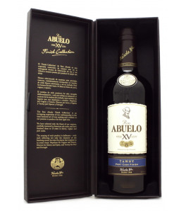 Abuelo 15 ans Tawny Port Cask Finish XV Finish Collection étui ouvert