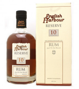 English Harbour Reserve 10 ans Antigua Rhum avec coffret