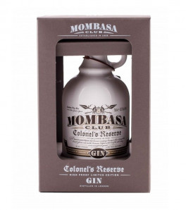 Mombasa Club Colonel's Reserve Gin avec son étui