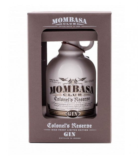 Mombasa Club Colonel's Reserve Gin avec son étui