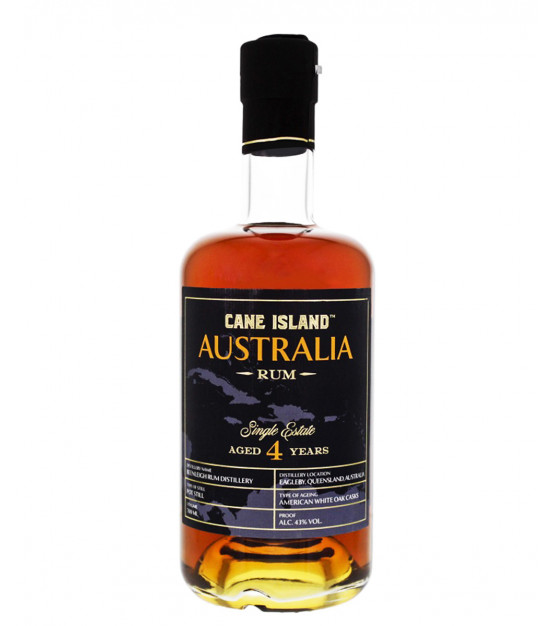 Cane Island australia 4 ans single estate rum