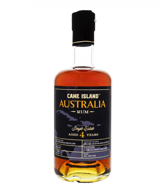 Cane Island australia 4 ans single estate rum