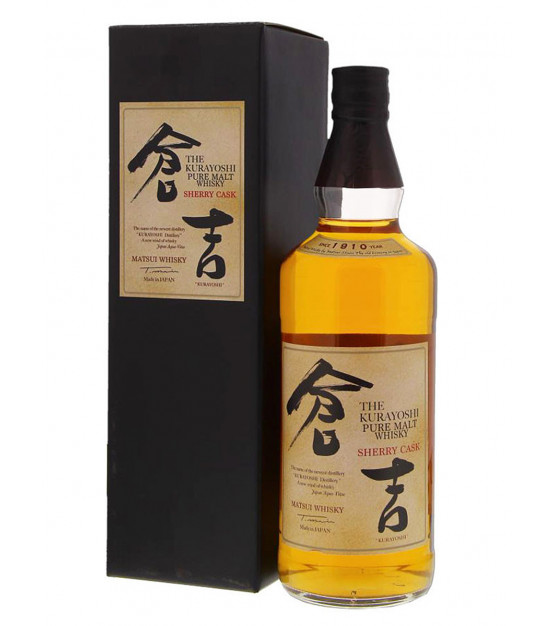 the kurayoshi malt sherry cask whisky japonais