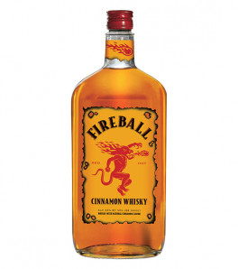 Fireball Red Hot Blended with Cinnamon whisky Liqueur