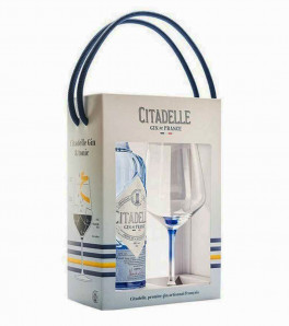 coffret gin citadelle et son verre de dégustation