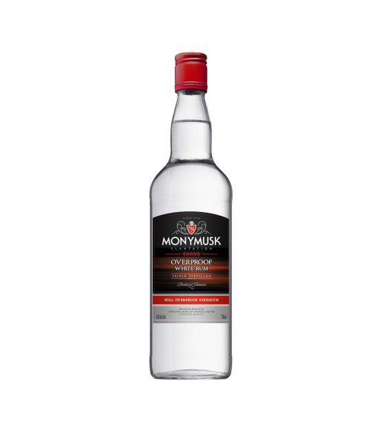 Monymusk Overproof White Rum 63%