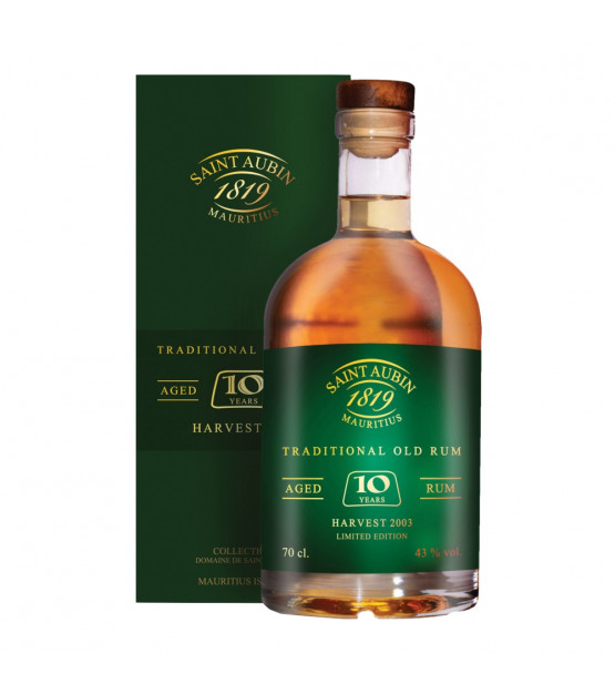 Saint Aubin 10 ans rhum 43%