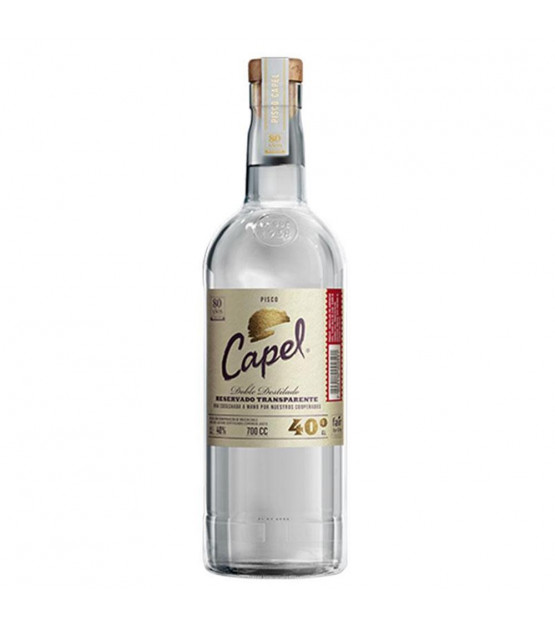  Pisco Capel Especial Doble Destilado Transparente